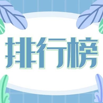 排行榜简约白色公众号日签