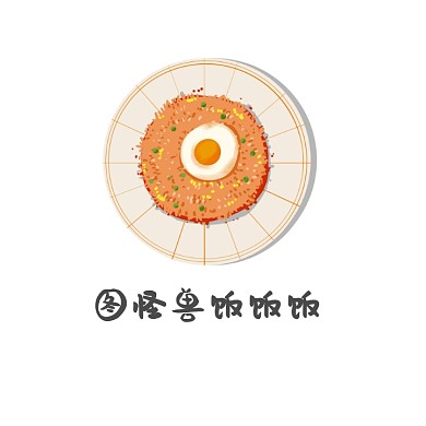 餐饮logo饭店平面logo碗饭