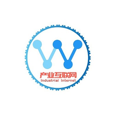 产业互联网蓝色简约平面logo