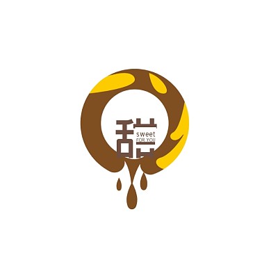 创意简约卡通餐饮甜品logo设计标志
