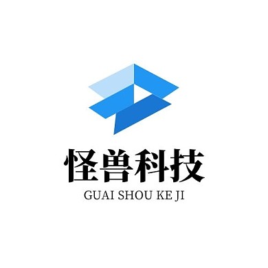 蓝色科技公司标志