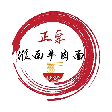 正宗淮南牛肉面LOGO