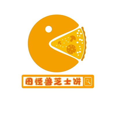 芝士饼LOGO宣传推广大气