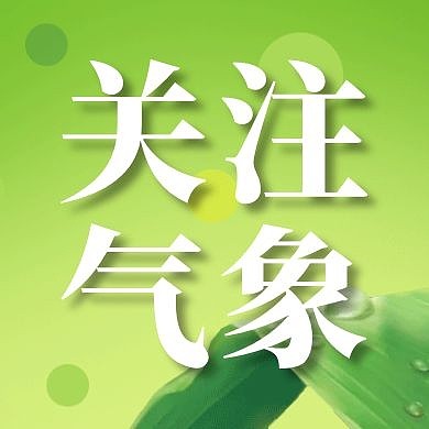 关注气象简约摄影绿色公众号次图
