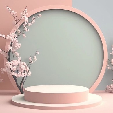 3D 电商场景搭建 banner 展台 展架  元素　AIGC AI数字作品 Midjourney (31)