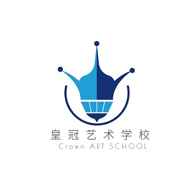 皇冠教育培训学院创意logo设计