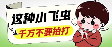 小飞虫简约彩色微信公众号封面首图