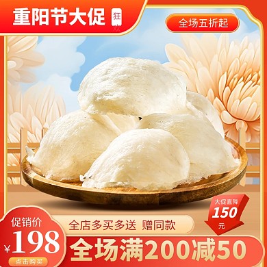 原创电商重阳节大促活动淘宝天猫推广主图