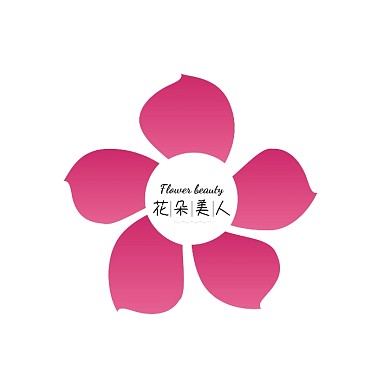  花朵美人logo设计