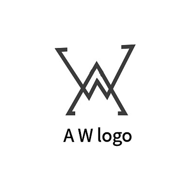 A W LOGO设计