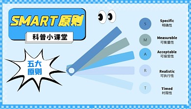 SMART原则科普用图课程封面
