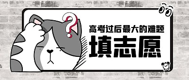 高考志愿填报攻略公众号封面首图热点话题