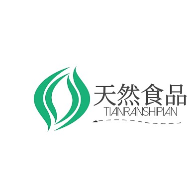 天然食品logo设计