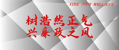 扫黑除恶