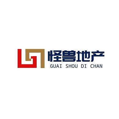 彩色地产建筑公司标志
