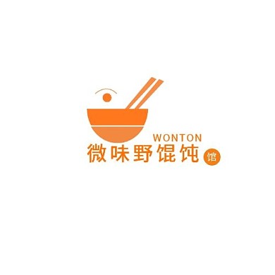 商业馄饨店logo设计