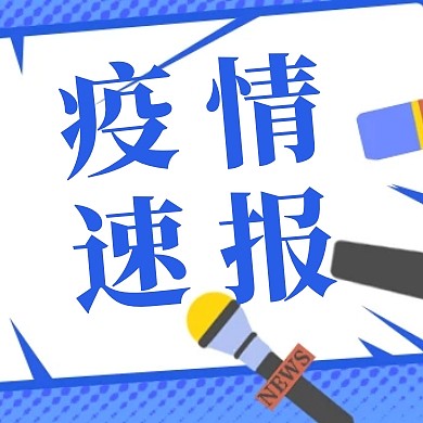 肺炎疫情通报蓝色公告公众号次图
