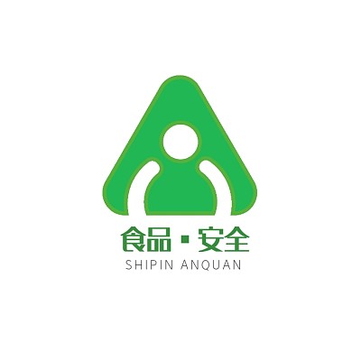 食品安全绿色简约logo设计