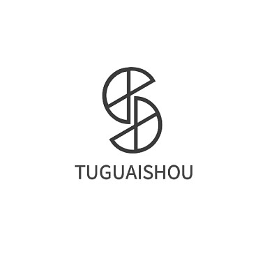 灰色S企业标志简约线条logo设计