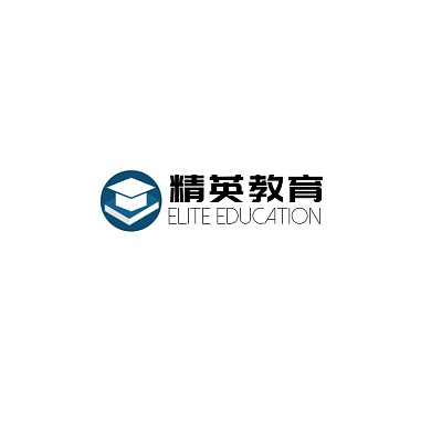 创意扁平蓝色培训教育招生logo