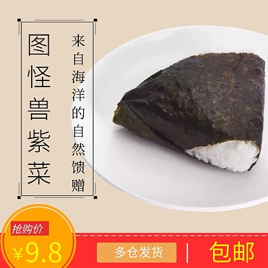紫菜包装直通车宣传促销