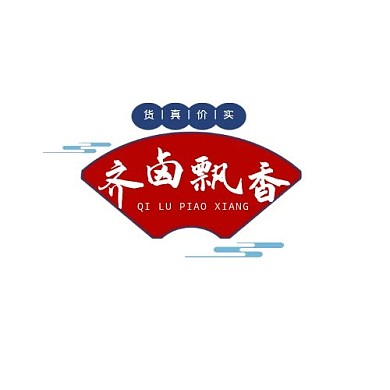 齐卤飘香餐饮美食创意标志