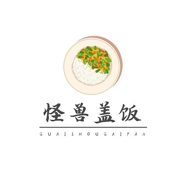 餐饮企业盖饭饭LOGO