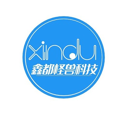 鑫都logo蓝色简约logo