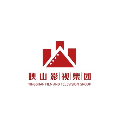 影视logo红色创意大气平面logo设计