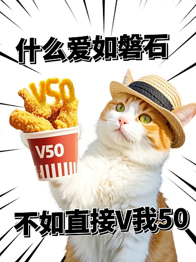 网络流行语V50搞怪趣味小红书封面