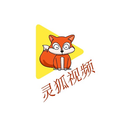 动物素材视频播放logo设计