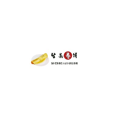 卷饼logo简约创意