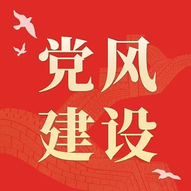 党风建设白鸽红色党政大气公众号次图