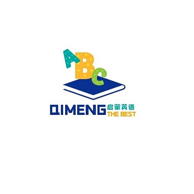 启蒙英语logo创意简约插图教育