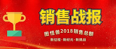 年终总结销售战报公众号封面