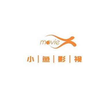 影视英文创意橙色小鱼标志