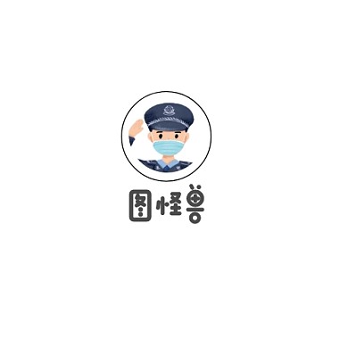 卡通手绘保安logo设计