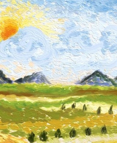 艺术油画抽象肌理iwatch表盘背景