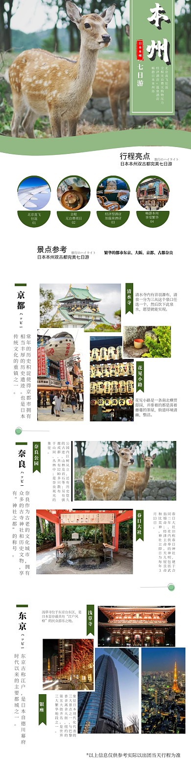 日本本州岛东京奈良旅游详细页