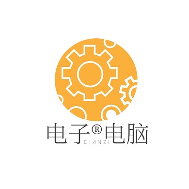 简约电子电脑logo设计