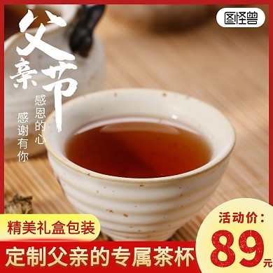茶杯专属茶杯父亲节定制礼物淘宝主图直通车