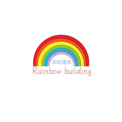 彩虹大型房产建筑企业LOGO