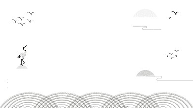 图怪兽原创元素古风水墨重阳节插画背景