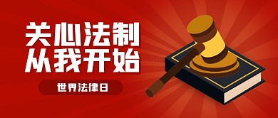 简约世界法律日公众号首图