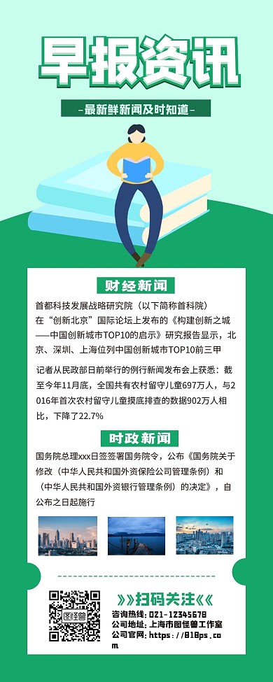 每日早报快讯最新资讯长图