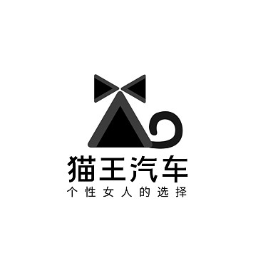 黑色灰色大气简约汽车电商LOGO