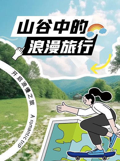 浪漫旅行plog小红书封面