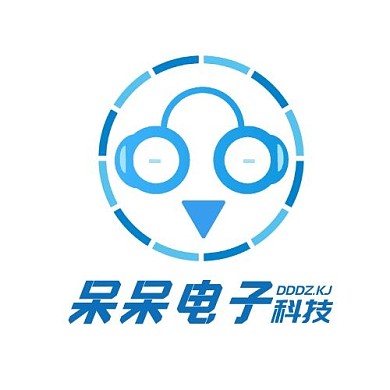 蓝色眼睛科技印刷平面LOGO设计