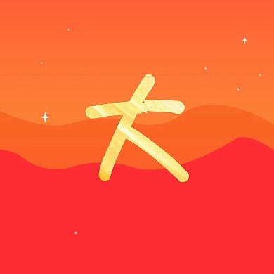 猪年大吉新年红色简约公众号封面小图