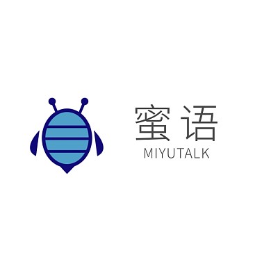 蜜语招牌店招logo设计